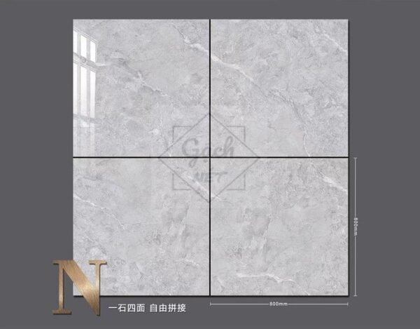 Gạch lát nền nhập khẩu Trung Quốc Xám Hoa Cương QEP88516