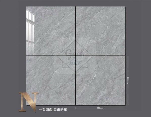 Gạch lát nền nhập khẩu Trung Quốc Xám Hoa Cương QEP88518